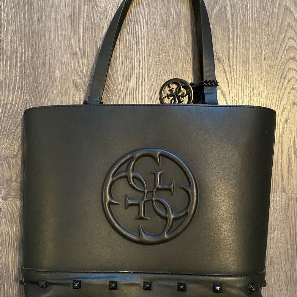 Black Designer Tote Bag